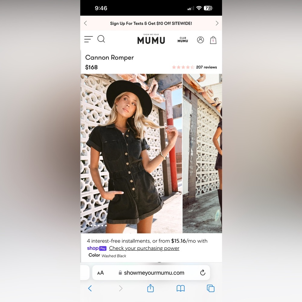 Show me your Mumu Cannon romper